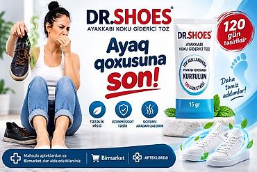 DR.SHOES ayaqqabı qoxu gedirici toz – ayaq qoxusuna son! Məhsulun
