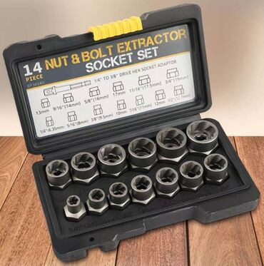 набор ключей аэрофорс: Набор головок для откручивания повреждённых болтов, которые не