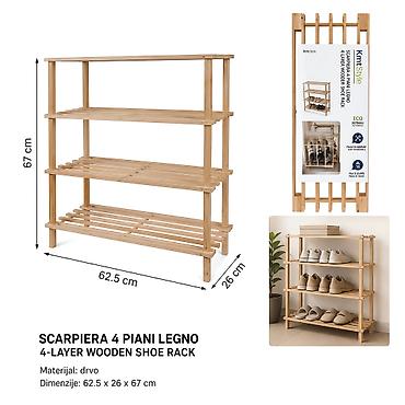 Polica za cipele sa 4 nivoa 5403303-A - Brend: Kmt style -
