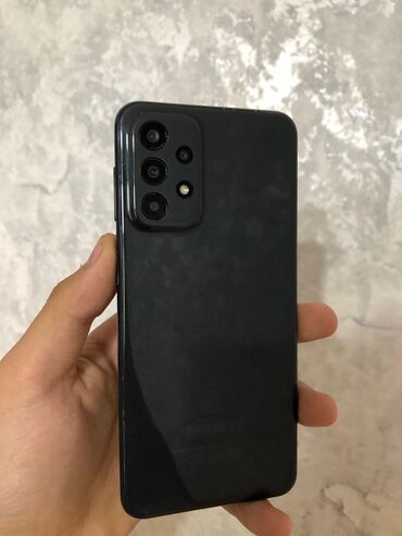 чехол samsung i9100: Samsung Galaxy A23, 128 ГБ, цвет - Серый, Отпечаток пальца, Две SIM карты, Face ID