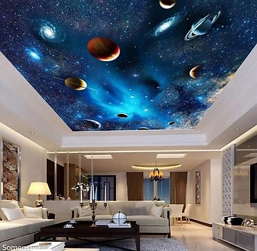 Натяжной потолок: Натяжной потолок 3D потолки Гарантия, Бесплатная консультация, Бесплатный замер — 1