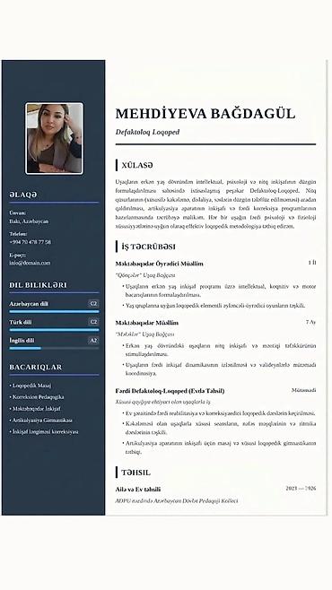 Обучение, курсы: Репетитор, Азербайджанский — 2