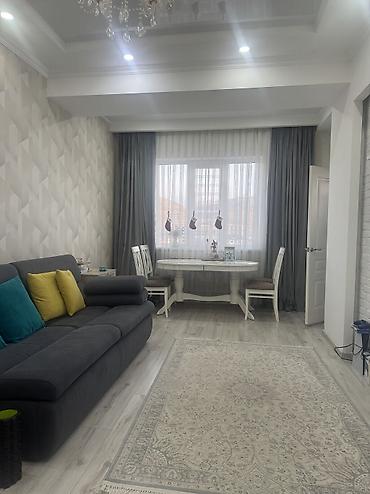 тшп кант: 2 комнаты, 49 м², Асанбай мкр Элитка, 7 этаж, Евроремонт — 1
