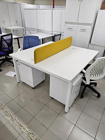 ofis stolları: İşlənmiş, İşçi üçün, Dördbucaq masa — 3