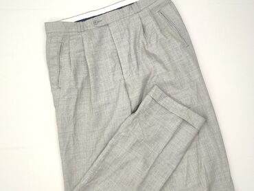 brazowe szerokie spodnie: Material trousers, 16 years, 176, condition - Very good