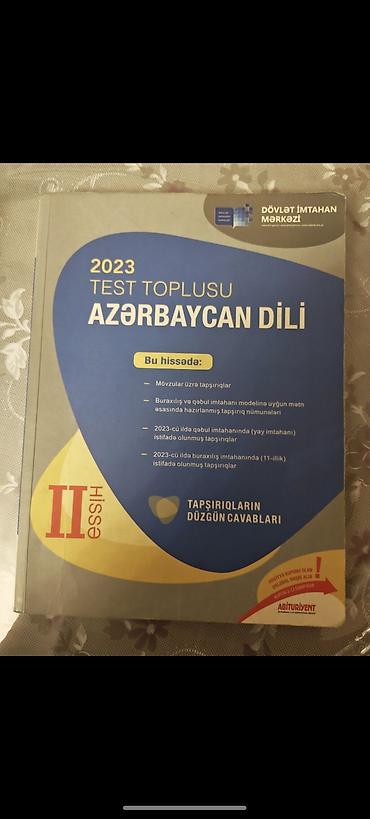 Testlər: Gördüyünüz kitablar abituriyentlik illərimdə mən tərəfindən istifadə — 5
