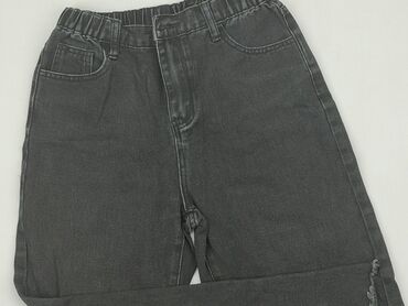 krótkie spodenki przed kolano jeansowe damskie: Jeans, S (EU 36), condition - Very good