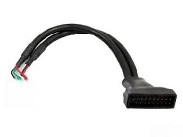 Druga oprema za računare i laptopove: Adapter kabl: interni USB 3.0 19‑pin (header) na USB 2.0 9‑pin — 8