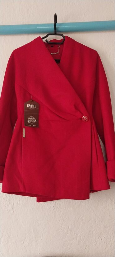 куртки бишкек женские: Пиджак, Шерсть, Без воротника, L (EU 40)