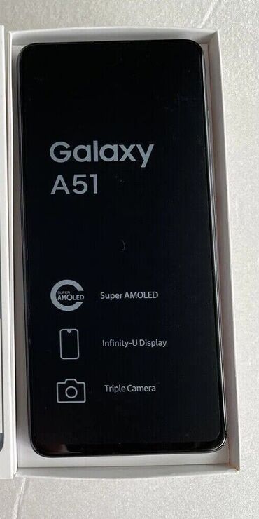 Samsung: Samsung Galaxy A51 5G, 128 ГБ, цвет - Серый, 1 SIM, 2 SIM