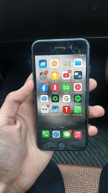 paltaryuyan baraban firlanmir: IPhone 8, Space Gray, Битый