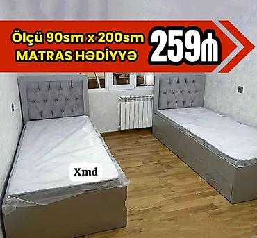 Tək nəfərlik çarpayı - Ölçü: 90 sm x 200 sm - Matras hədiyyə lalafo.az -da Tək nəfərlik çarpayı - Ölçü: 90 sm x 200 sm - Matras hədiyyə