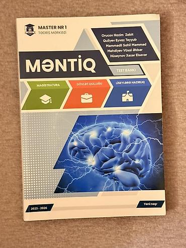 Testlər: Məhsul: “Məntiq – Test Bankı” (MASTER NR 1 Tədris Mərkəzi) — 1