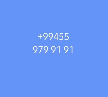 055 211 nomre satilir: Nömrə: ( 055 ) ( 9799191 ), İşlənmiş