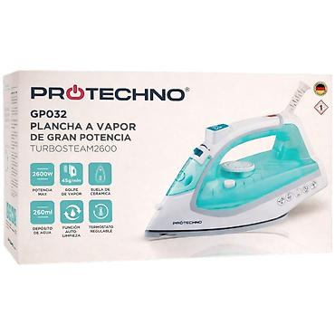 утюг для пайки полипропиленовых труб: №: 16630 Məhsulun adı: Ütü ProTechno GP032, Keramika, 2600 Vt, Ağ, Su — 2