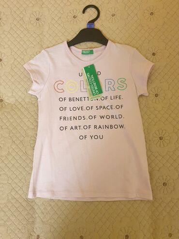 детские вещи на 9 лет: Рубашка, Для девочек, 6 - 7 лет, Benetton