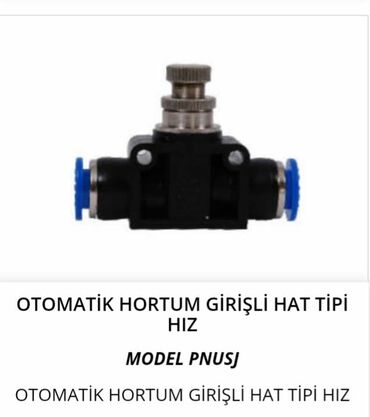 Duş üçün kranlar: Pnevmatik sürət tənzimləyicisi – Otomatik hortum girişli, xətt tipi