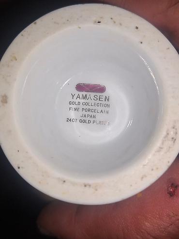 payız dekoru: Fincanlar, rəng - Sarı, Keramika, 6 ədədli dəst, Yaponiya — 4