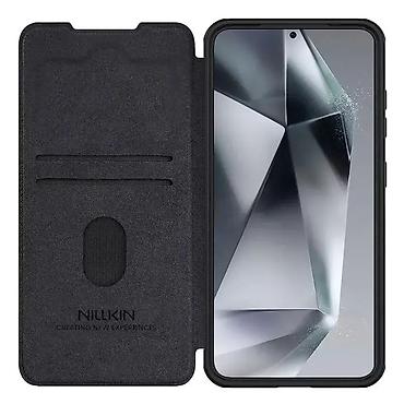 Maske i futrole za telefone: Maska Nillkin Qin Pro Leather za Samsung S936B Galaxy S25 Plus crna — 6