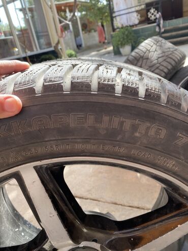 инструменты для автомобилей: Шиналар 225 / 55 / R 17, Winter stud, Комплект, Жеңил унаалар, Nokian
