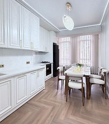 Квартиры: 3 комнаты, 106 м², Асанбай мкр Элитка, 9 этаж, Дизайнерский ремонт — 6