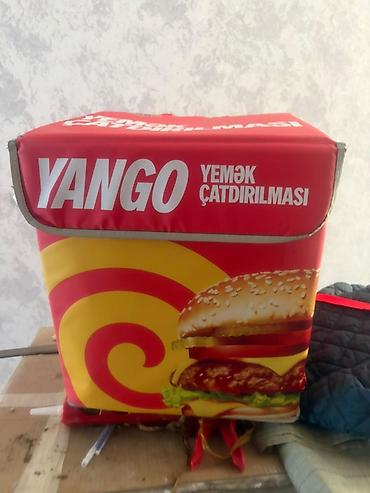 YANGO yemək çatdırılması üçün termo çanta - Ölçü: böyük həcmli