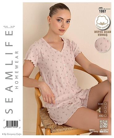 пижамные костюмы: Пижама, Атлас, Турция, С кружевом, Все размеры — 6