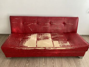 клеящиеся панели на стену: Раскладной диван, Б/у, Двухстворчатая, Экокожа
