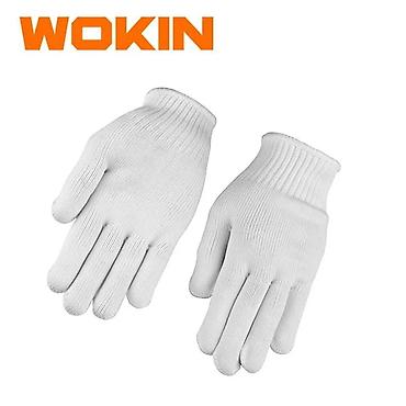 əlçək: WOKIN 12 Cüt Polyester Əlcək 10 (XL) – İş Əlcəyi Tikinti, montaj — 1