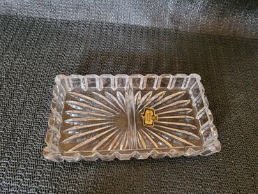 Činije: Kristalna nova Zajecar posuda iz 70ih. Posuda Zajecar. na sredini — 4