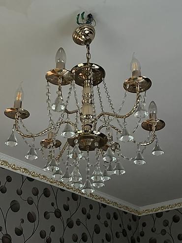 Çılçıraq, 6 lampa, Metal