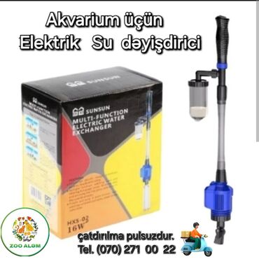 azercel elaqe: Akvarium üçün elektrik su dəyişdirici (Akvarium üçün sifon)