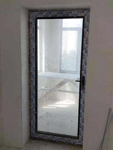 AVEO profilli şüşəbənd qapısı ÖLÇÜ:95×2.10 - Material: PVC profil