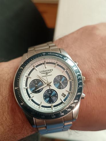 pol sapaski: Longines Conquest xronoqraf kişi saatı - Model: Longines Conquest — 2
