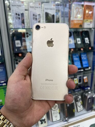 iphone x gold: IPhone 7, 32 GB, Rose Gold, Barmaq izi, Face ID