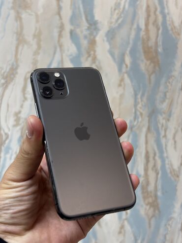 iphone 11 64 гб цена бишкек: IPhone 11 Pro, Колдонулган, 256 ГБ, Заряддоочу түзүлүш, 75 %