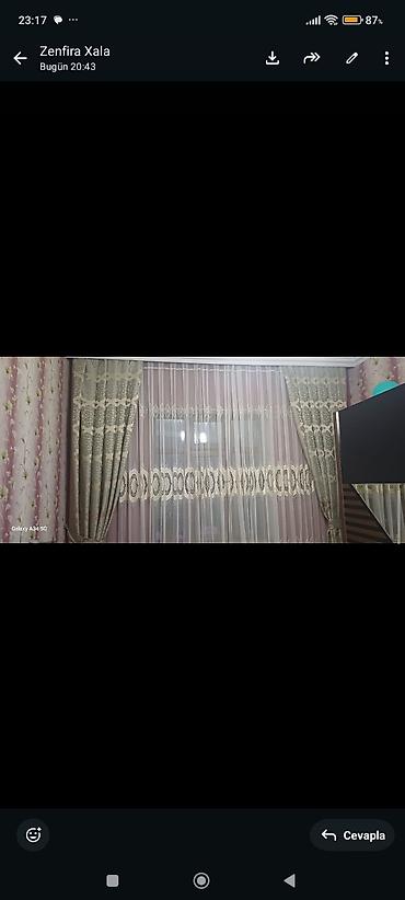 asma unitazlar: Zərif pərdə dəsti - Tərkib: İkiqat dəst – dekorativ qalın pərdə və — 1