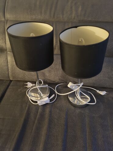 Lighting & Fittings: Table lamp, color - Black, Used