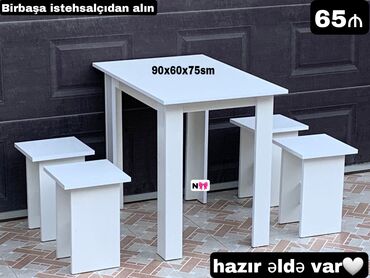 metbext divani: Mətbəx üçün, Yeni, 4 stul