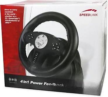 Oprema za video igre: Speedlink 4-in-1 Power Feedback Racing Wheel – gejming volan - — 12