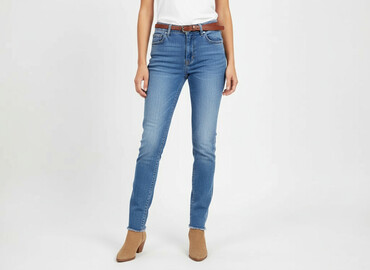 koszulka z nadrukiem kraków: SZACHOWNICA, Jeans for women, size M