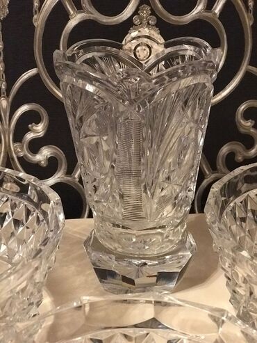 Digər dəstlər və servizlər: Хрустальные вазы по 20 м каждый — 7