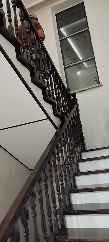 Деревянные лестницы: Деревянная лестница Для дома, Форма лестницы: Прямая, Стиль: Классический — 15