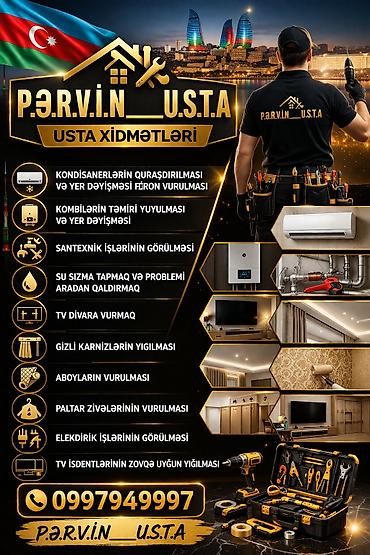 boya işi: Pərvin Usta – peşəkar usta xidmətləri Göstərilən işlər: - — 3