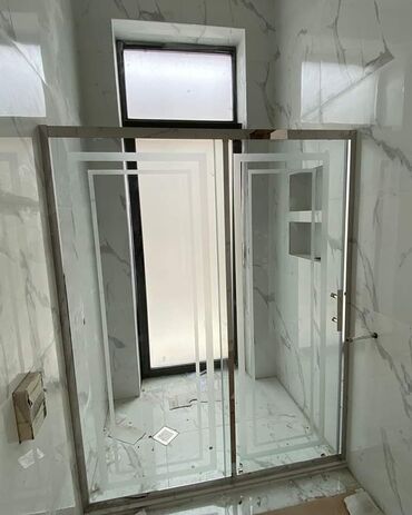 Duş kabinaları, arakəsmələr: Yeni Üstü açıq kabina, Künc üçün, Pulsuz çatdırılma — 5