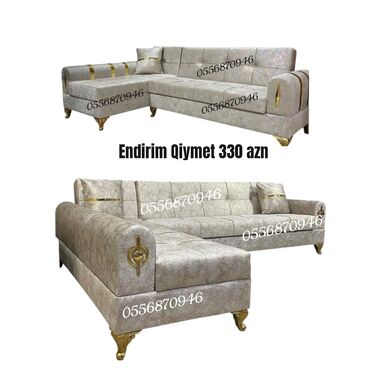 Sifarişlə divanlar: Künc divan, Qonaq otağı üçün, Parça, Bazalı, Açılan, Kitab — 3