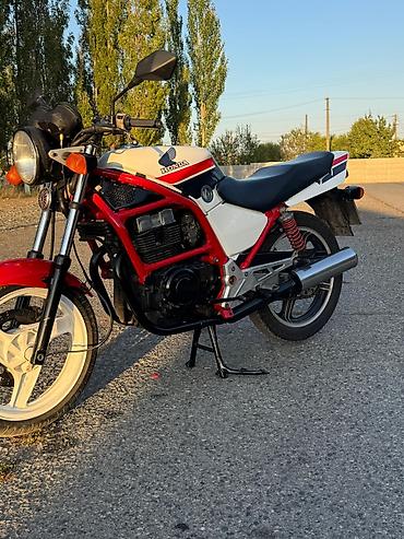 мото мини: Honda, редкая ретро-модель в фирменной раскраске HRC: белый пластик — 1
