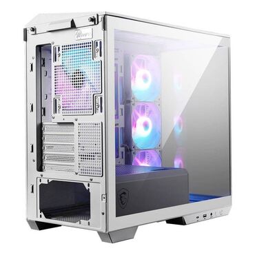 Korpuslar: MSI Gaming Case MAG PANO 100R PZ Black / White • Üst, yan və alt — 3