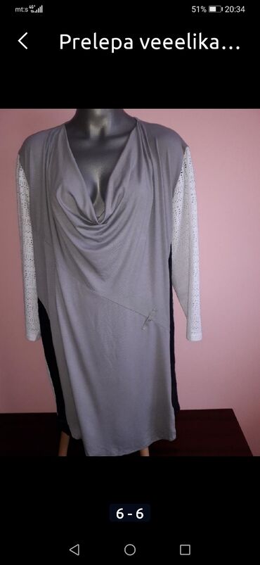ivet zenske bluze: One size, bоја - Siva