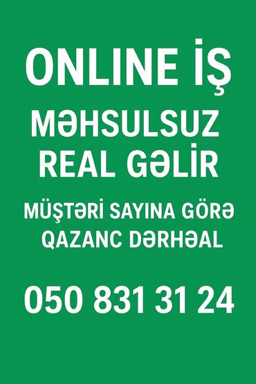 mebel işi: Məhsulsuz, real gəlir əldə etmək imkanı verən onlayn iş. Qazanc